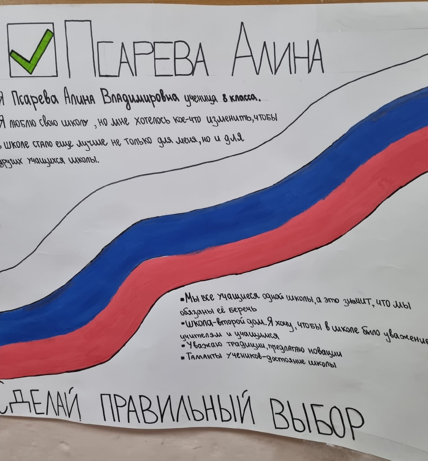 Выборы на пост Президента детской школьной организации «Истоки».